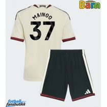 Manchester United Kobbie Mainoo #37 Tredjedraktsett Barn 2026-27 Kortermet (+ Korte bukser)